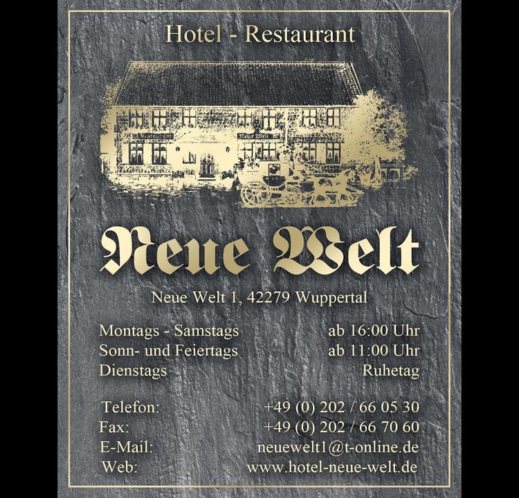 Hotel Restaurant Neue Welt